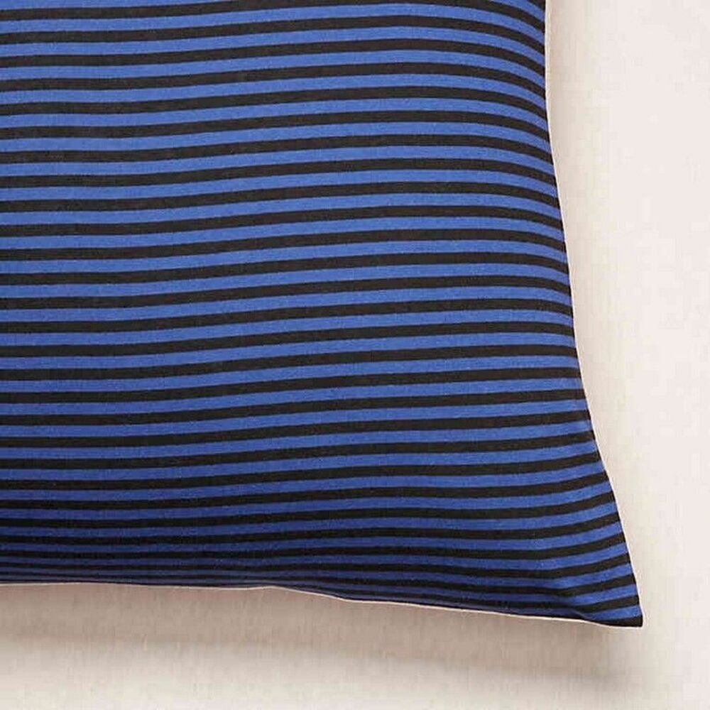 2 Calvin Klein King Pillow Shams in Cobalt Modern Cotton Jersey Weave